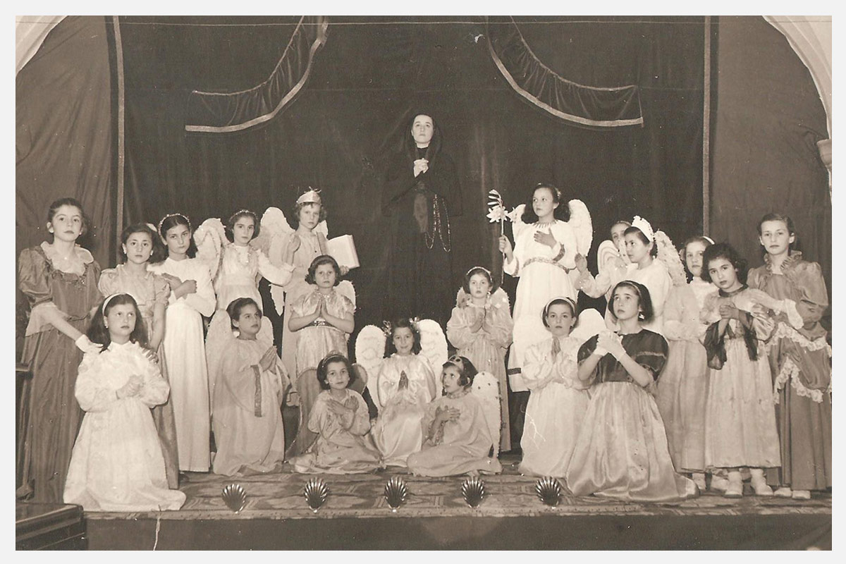 Maggio 1952 - Festa per la Beatificazione di Rosa Venerini a Chiusi (SI).