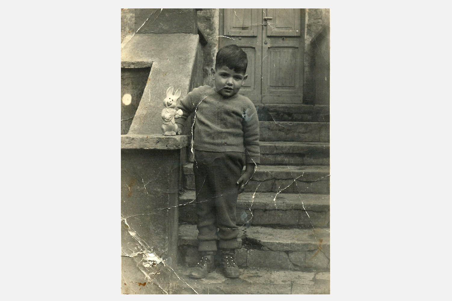 Ronciglione (VT), 1960   Bambino dell'asilo