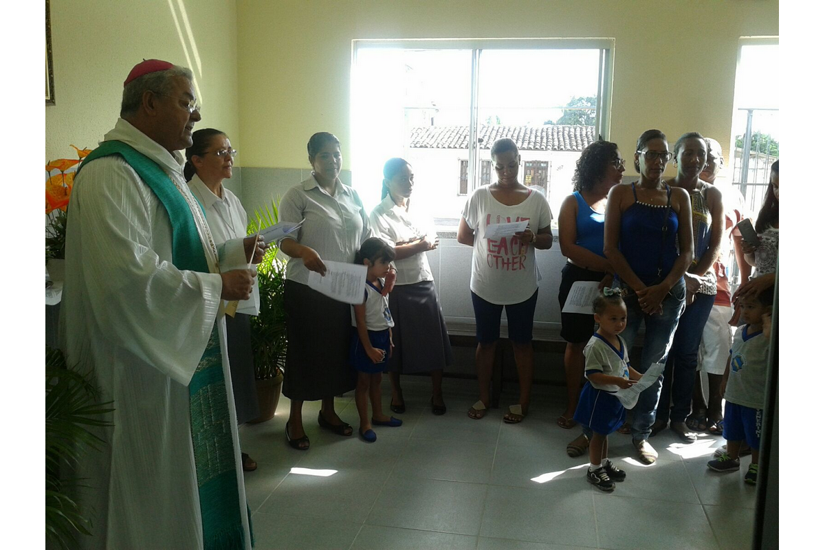 Benedezione dei locali della scuola "Rosa Venerini" di Alagoinhas