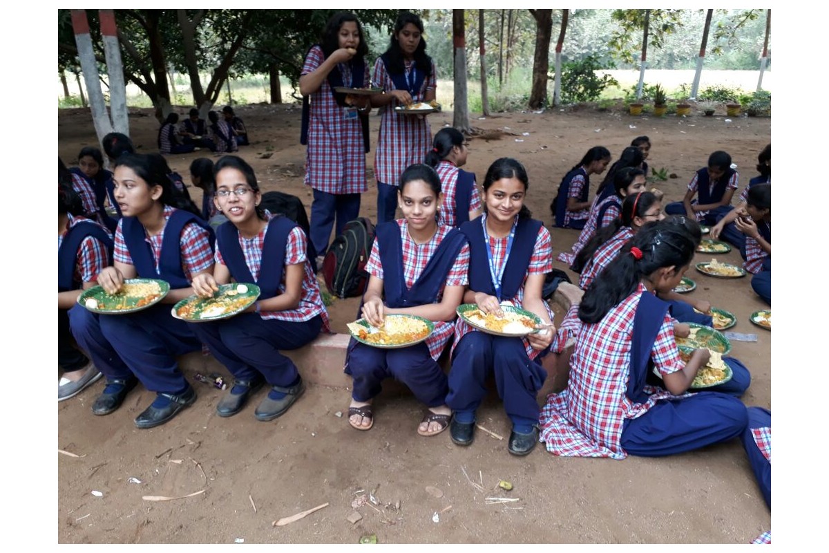 Studenti della Little Flower School (Orissa, India)