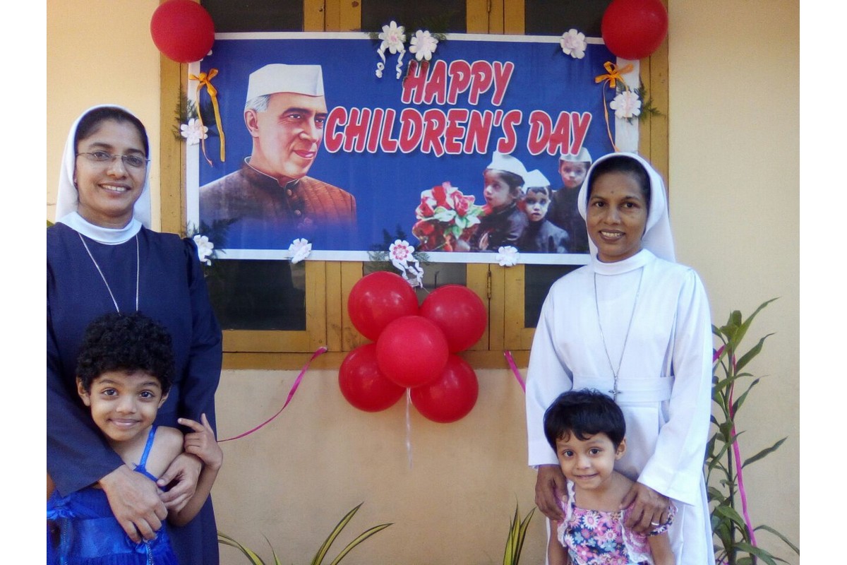 Cheruvannur (Kerala) - Festeggiamenti in occasione della Giornata del Bambino