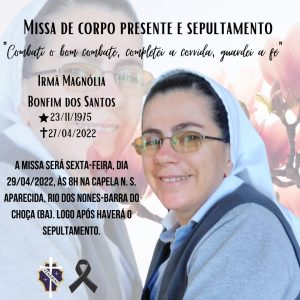 In ricordo di Sr. Magnólia